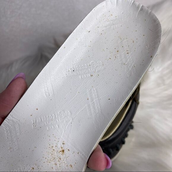 Maison Martin Margiela High Top Leather Lace Up Sneakers 36.5 - Picture 11 of 12